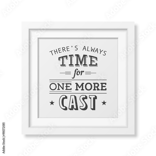 Quote typographical Background in the white frame 