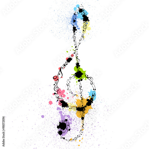 Vector Illustration of an Abstract Music Design