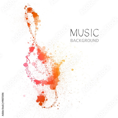 Vector Illustration of an Abstract Music Design