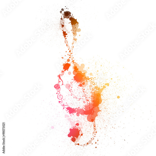 Vector Illustration of an Abstract Music Design