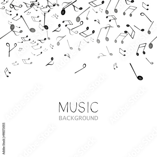 Vector Illustration of an Abstract Music Design