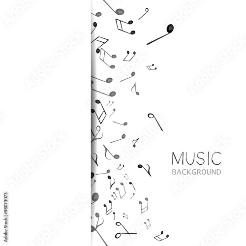 Vector Illustration of an Abstract Music Design