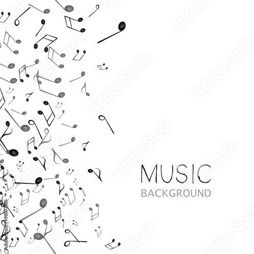 Vector Illustration of an Abstract Music Design