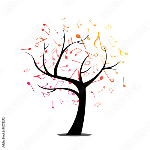 Vector Illustration of an Abstract Music Design