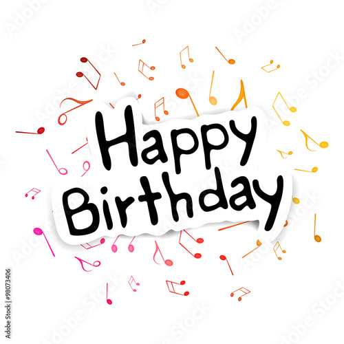 Vector Illustration of a Birthday Card