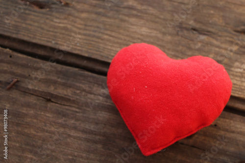Red heart - happy Valentine