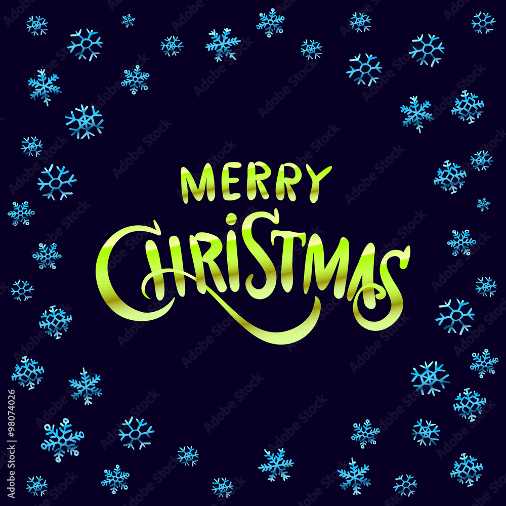 Merry Christmas green glittering lettering design. Vector illustration EPS 10 Merry Christmas green glittering lettering design. Vector illustration EPS 10