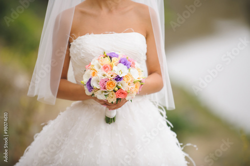 Bride with Flowers