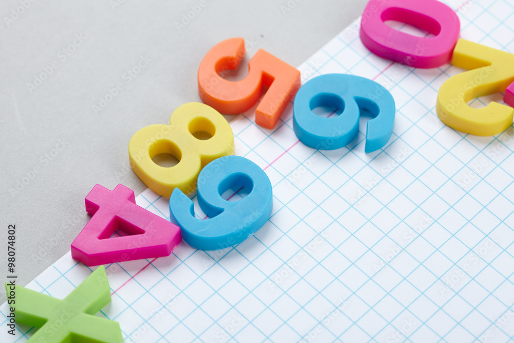 Obraz premium color numbers