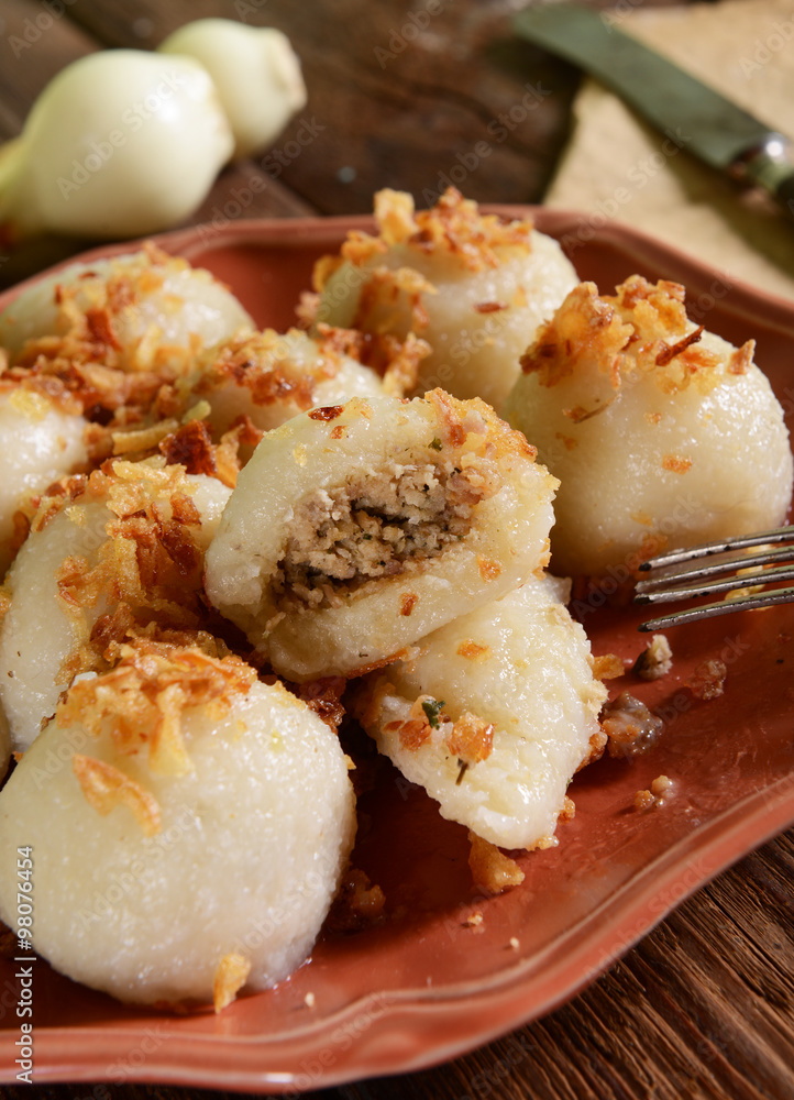 Meat stuffed dumplings Meat stuffed dumplings