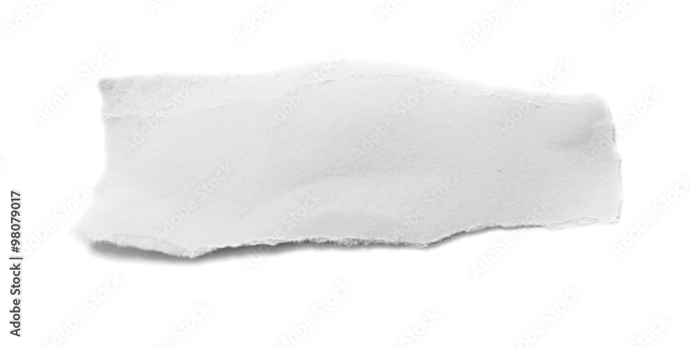 Obraz premium torn paper isolated on white background