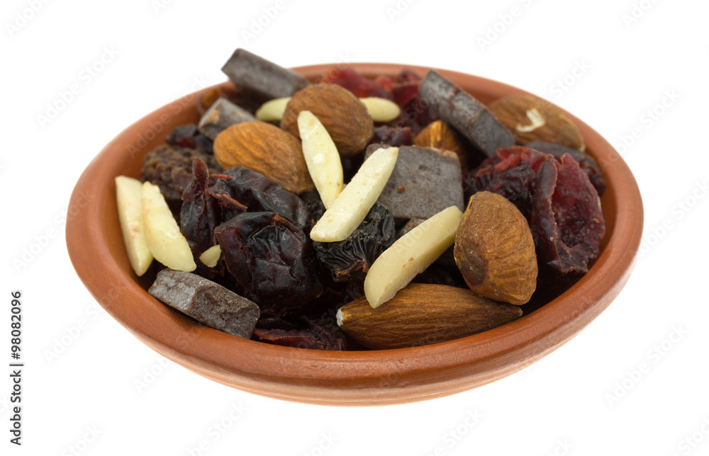 Chocolate plus nuts and cranberry trail mix Chocolate plus nuts and cranberry trail mix