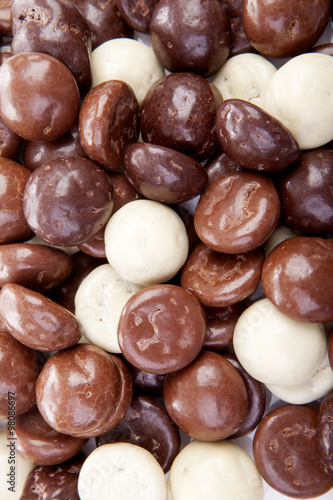 Typical dutch sweets: chocolate pepernoten (ginger nuts)