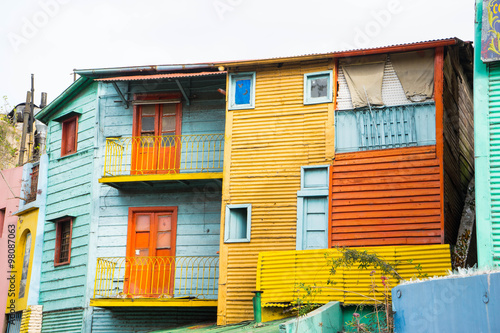 The colourful buildings of La Boca