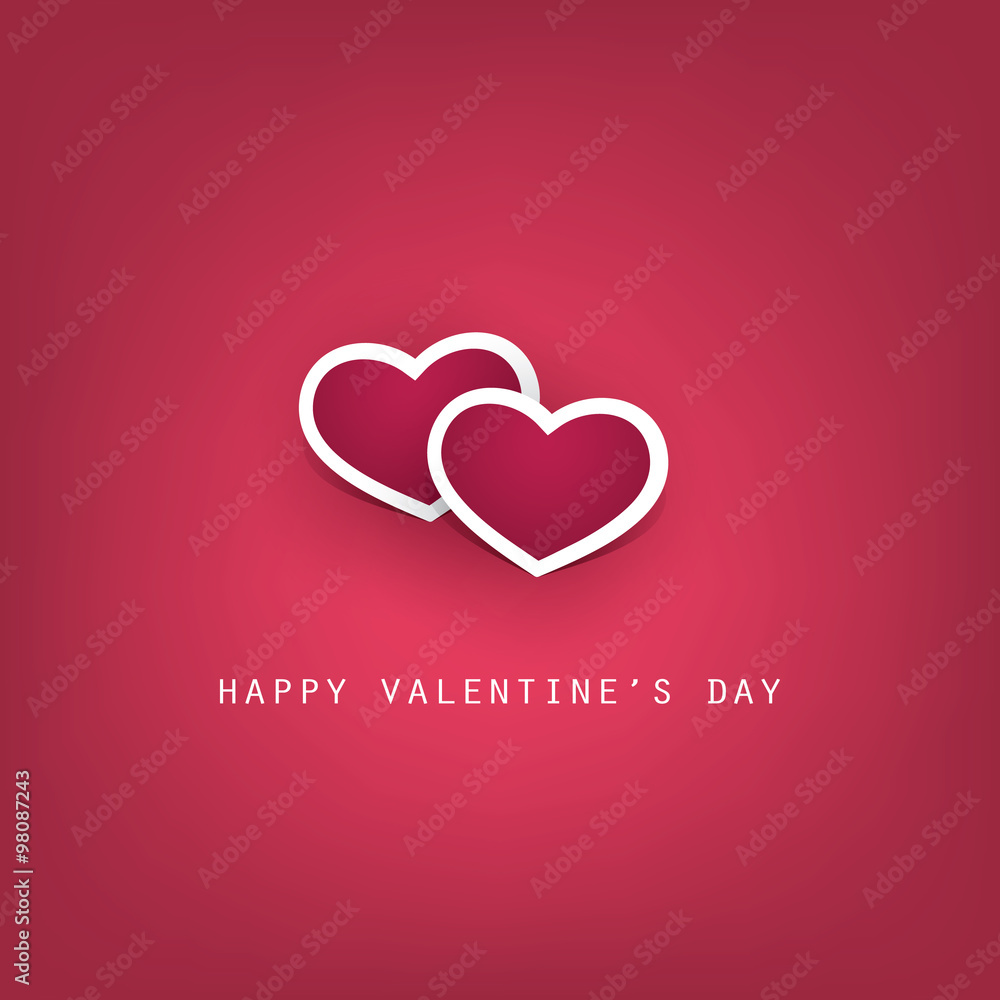 Valentine's Day Card - Design Illustration for Your Greeting Card