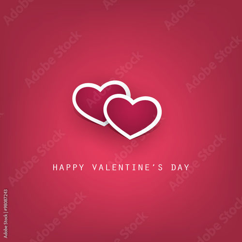 Valentine s Day Card - Design Illustration for Your Greeting Card