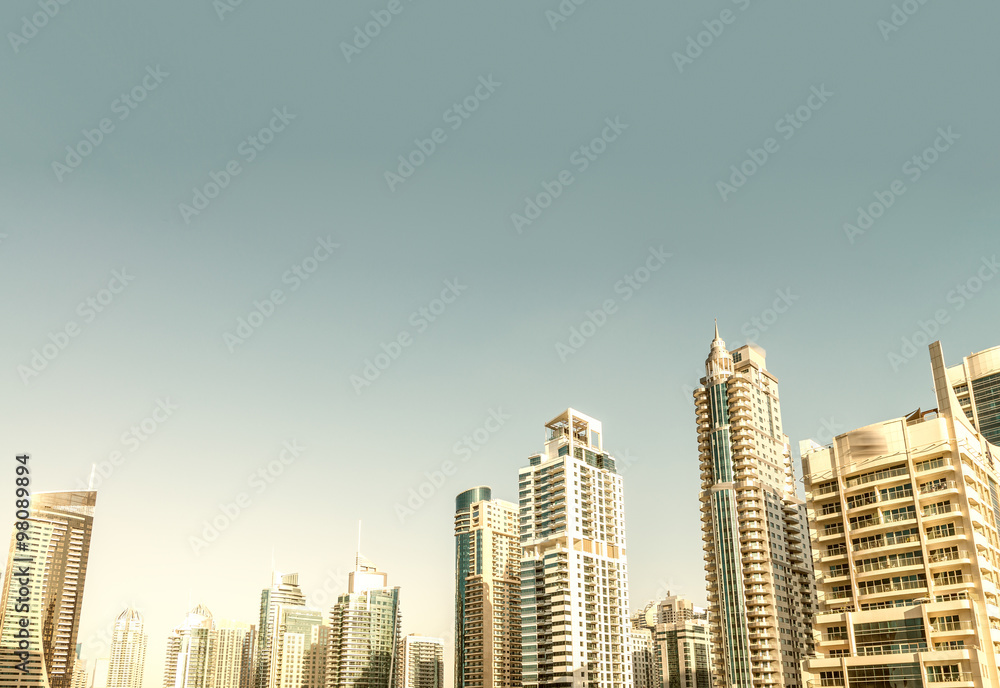 Fototapeta premium Streets of Dubai, UAE