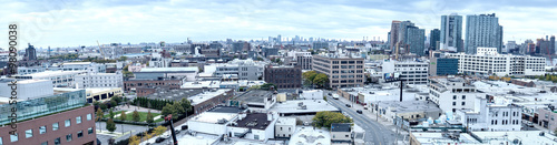 Photo QUEENS, NEW YORK - OCTOBER 24, 2015: Panoramic view of Queens bu