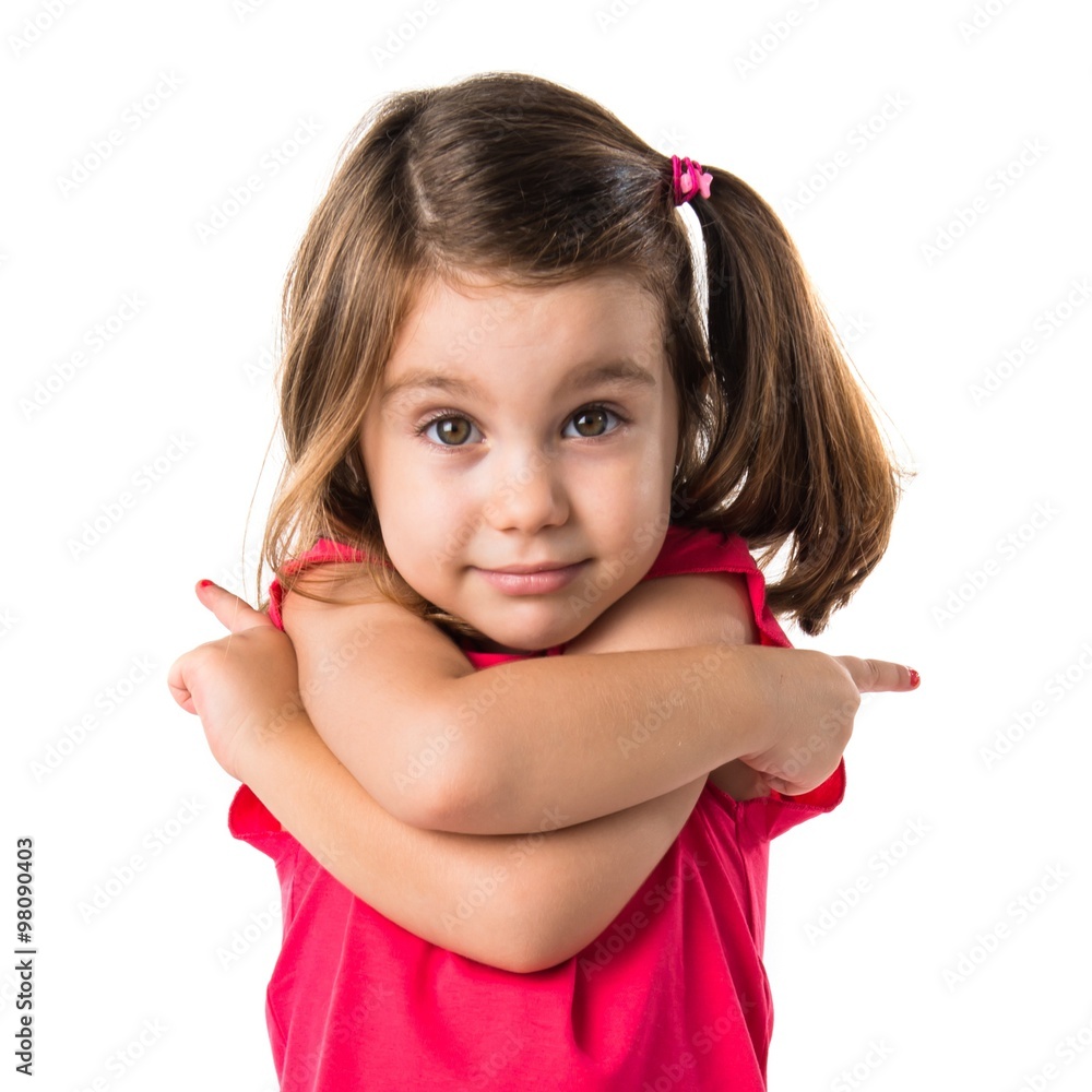 Kid with her arms crossed Stock Photo Adobe Stock