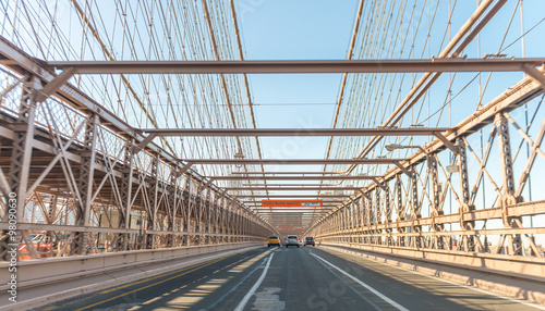 Road of Brooklyn Bridge, New York