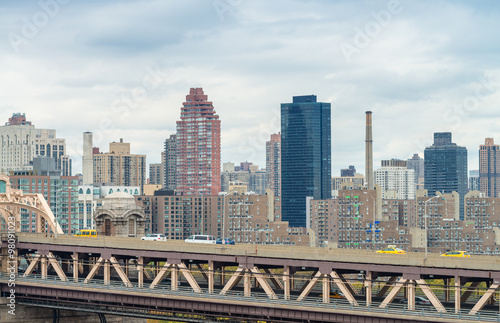New York buildings over Queensboro Bridge