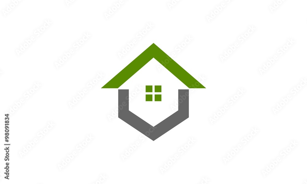  abstract house company logo
