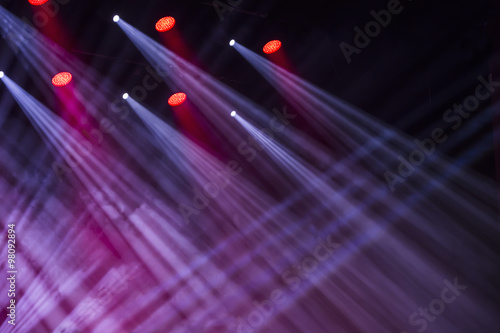 Fotografía image of stage lighting effects