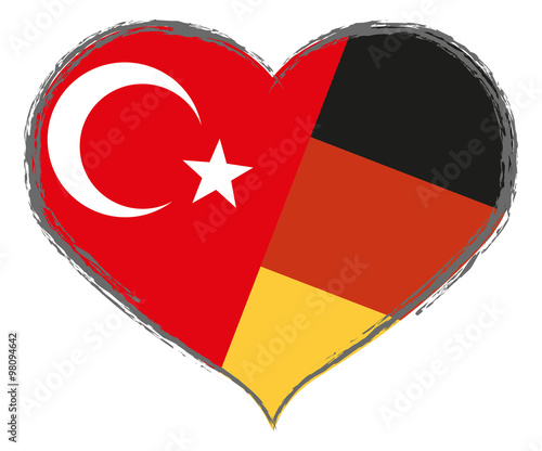 Herz Deutsch-türkische Freundschaft