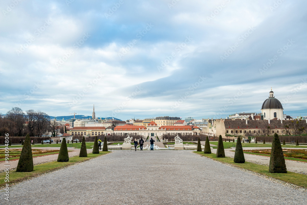 Palace Belvedere in Vienna, Austria Palace Belvedere in Vienna, Austria