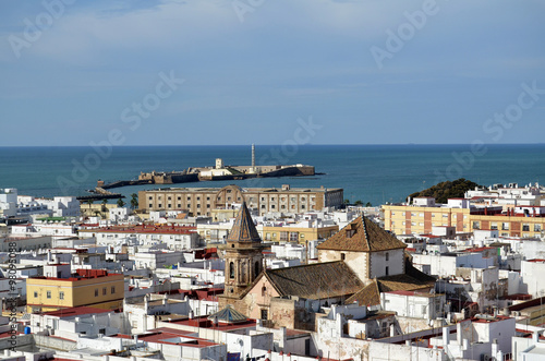 Blick vom Torre Tavira auf Cadiz © christianevolg