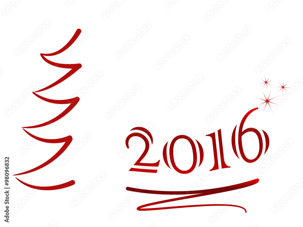 Fototapeta premium Simple New Year Copy Space Background