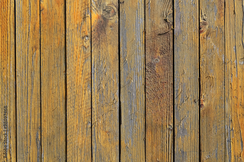 Close boarded fence loosing paint Close boarded fence loosing paint