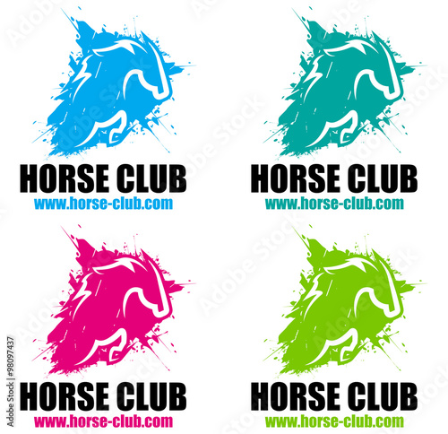 logo cheval sport équitation