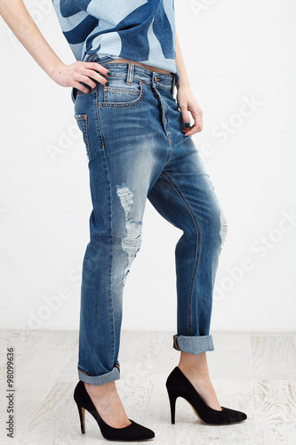 Young Woman in jeans