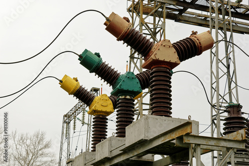 Soviet equipment electrical substation 35 kV, 110 kV