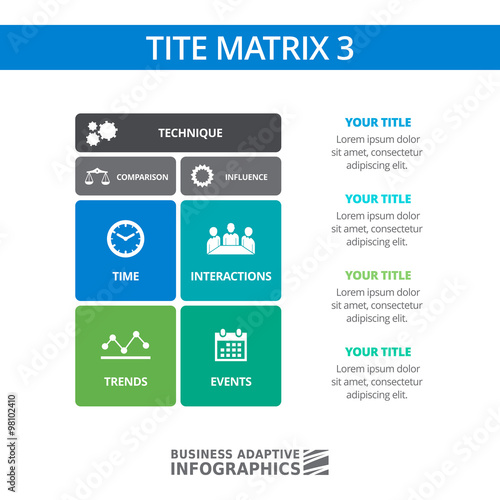 TITE Matrix Diagram Template 3