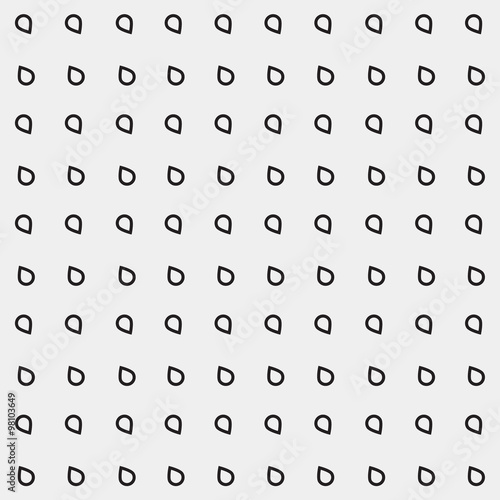 Pattern drops monochrome minimalistic shapes