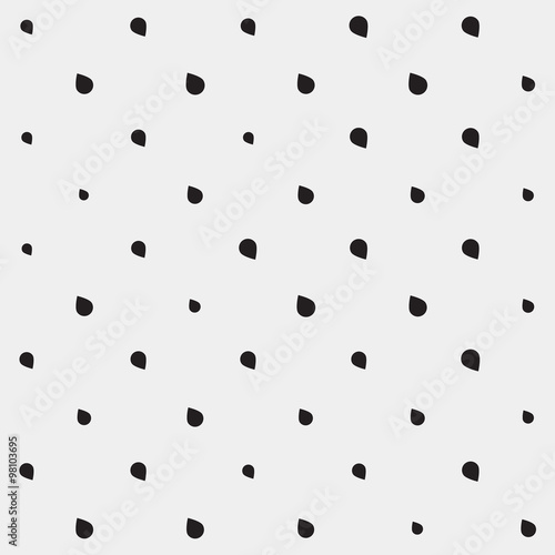 Pattern drops monochrome minimalistic shapes