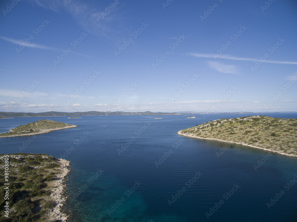 Aerial view of Adriatic