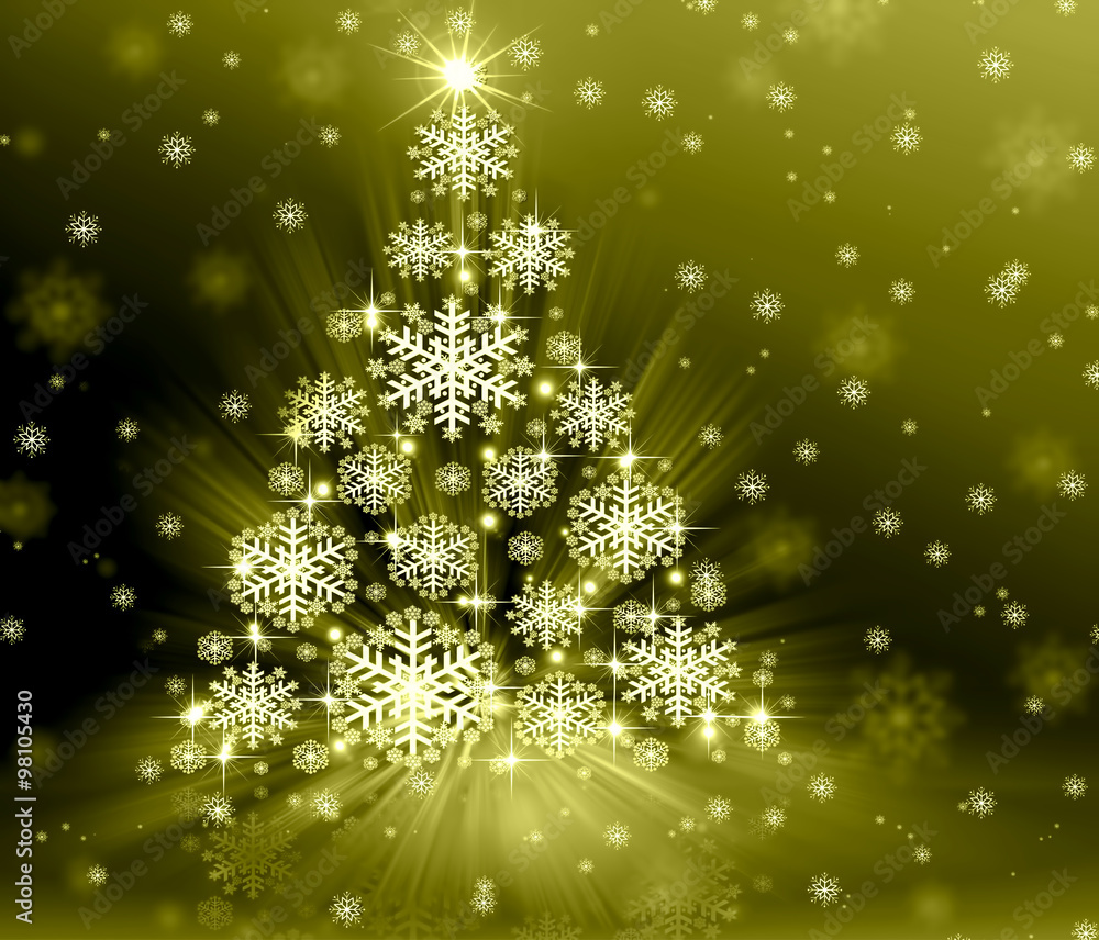 Christmas  blue tree