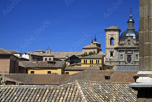 TOLEDO, SPAIN - AUGUST 24, 2012: View on old town of Toledo
