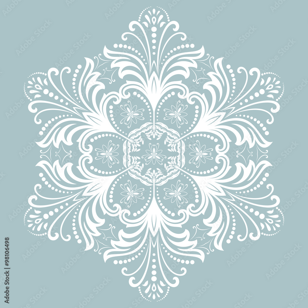 Damask Oriental Pattern Damask Oriental Pattern