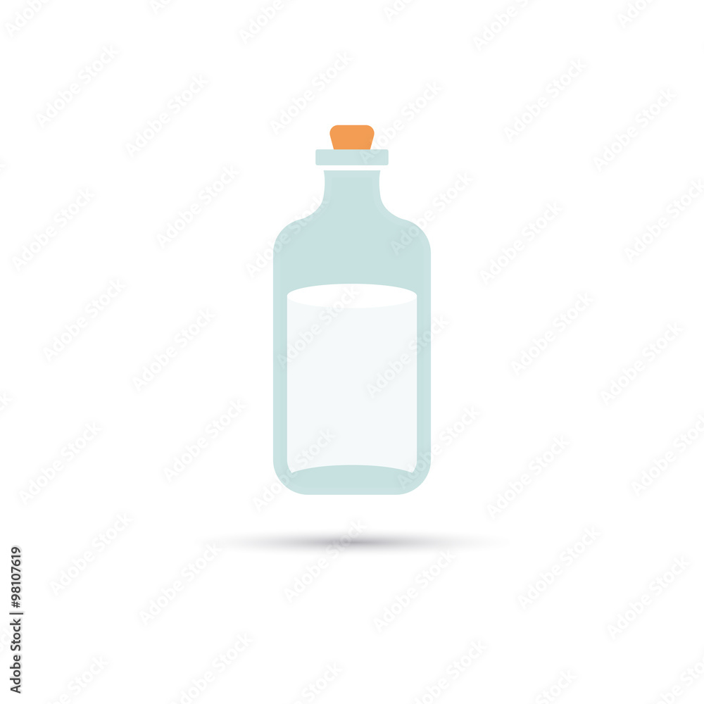 A bottle of milk icon A bottle of milk icon
