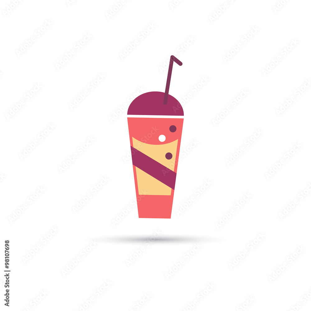 Glass of drink icon