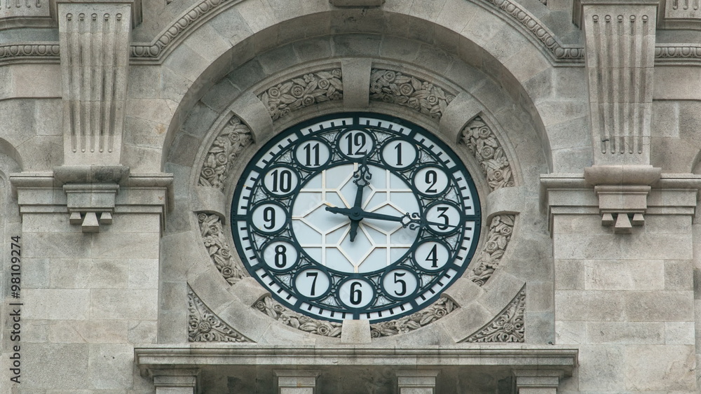 Town Hall building Camara Municipal do Porto timelapse on Liberdade Square, Porto, Portugal Town Hall building Camara Municipal do Porto timelapse on Liberdade Square, Porto, Portugal