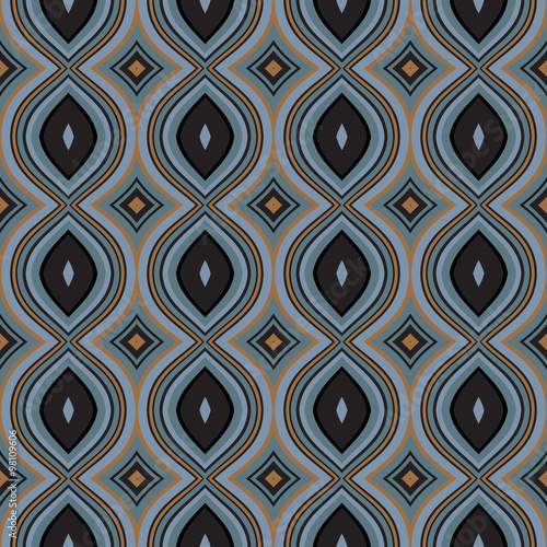 Abstract seamless retro pattern