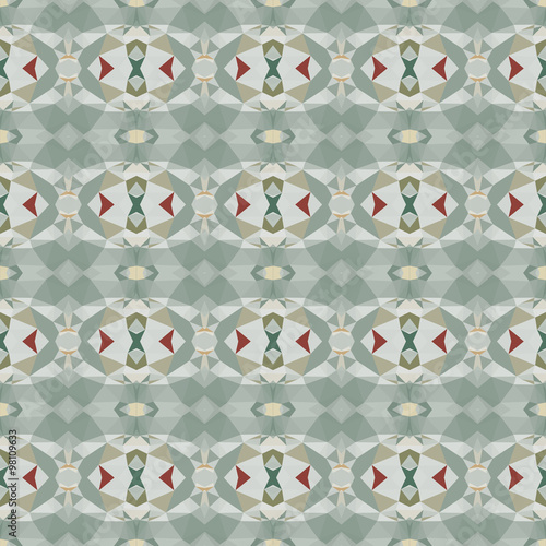 Abstract pattern in ethnic style in a calm tones. Vector background