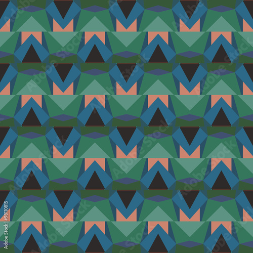 Seamless exotic abstract pattern