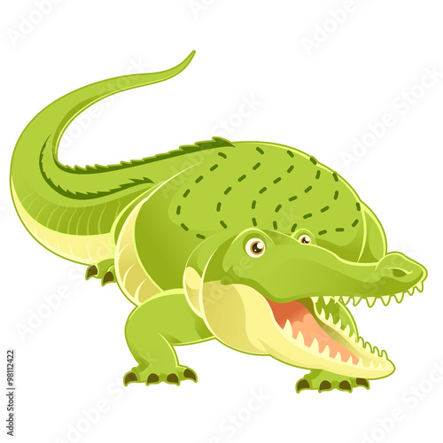 Cartoon happy Crocodile