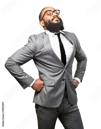 business black man proud photo
